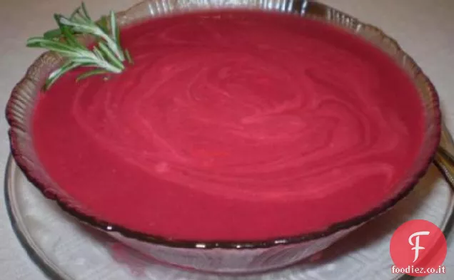 Zuppa di barbabietole e patate