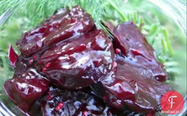 Salsa di barbabietola e rafano