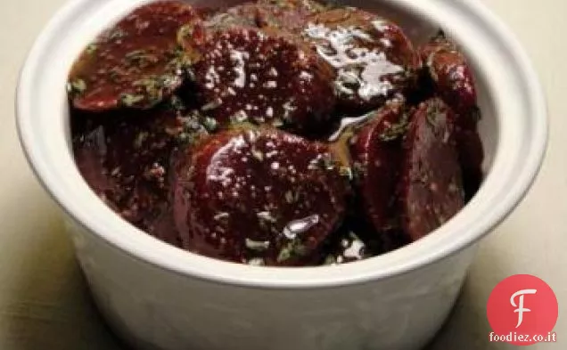 Barbabietole con Senape e dragoncello