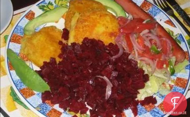 Insalata di barbabietole ecuadoriane