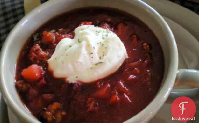 Borscht (zuppa di barbabietole)