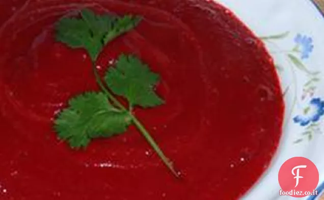 Zuppa di barbabietole di alloro