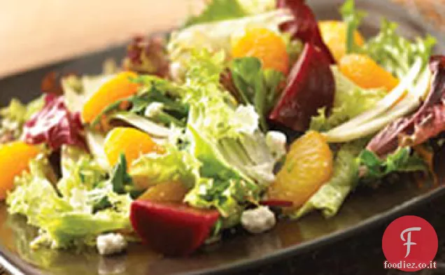 Insalata di barbabietole, finocchi e mandarini