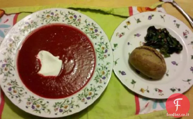 Zuppa di radice rossa