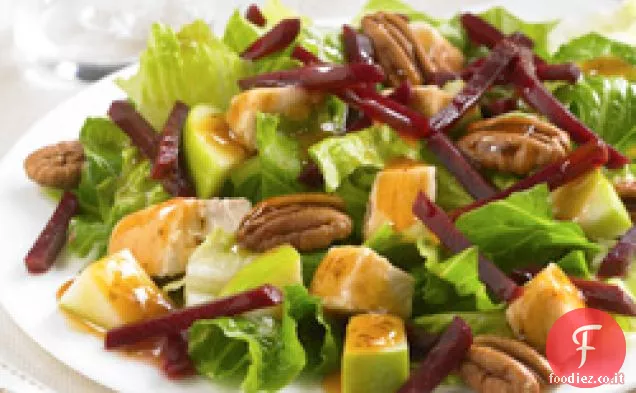 Insalata di pollo-mela-barbabietola