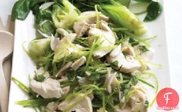 Insalata di pollo asiatica con Bok Choy