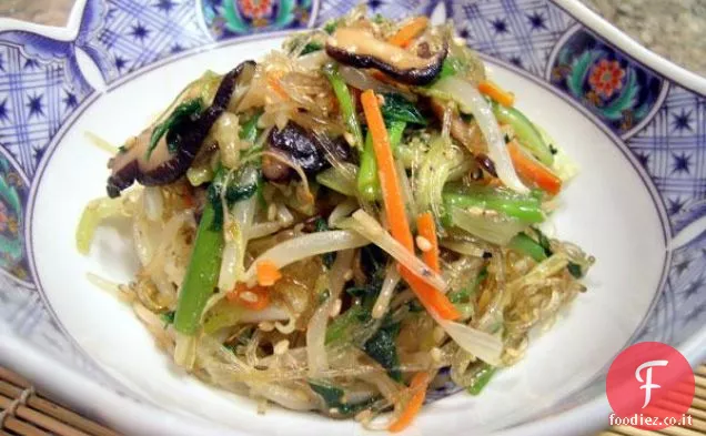 Insalata di noodle ramen Bok Choy