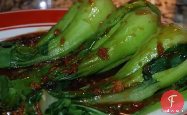 Baby Bok Choy con salsa di ostriche