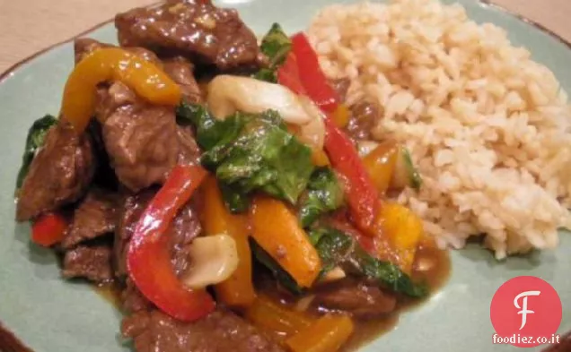 Manzo al sesamo Saltate in padella