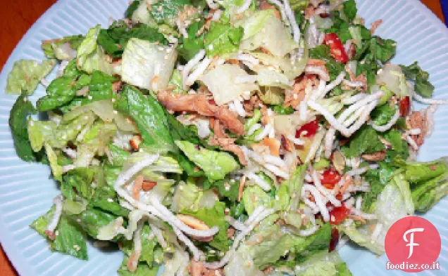 Insalata di pollo cinese calda