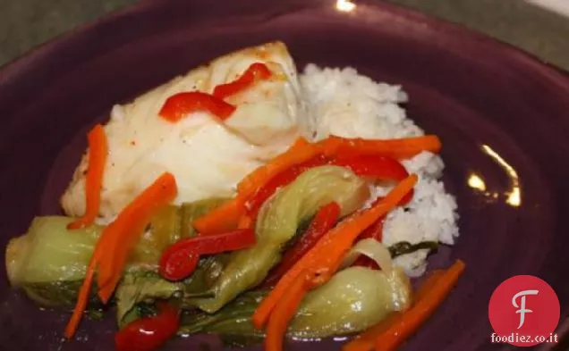 Pacchi di pesce dolce al peperoncino