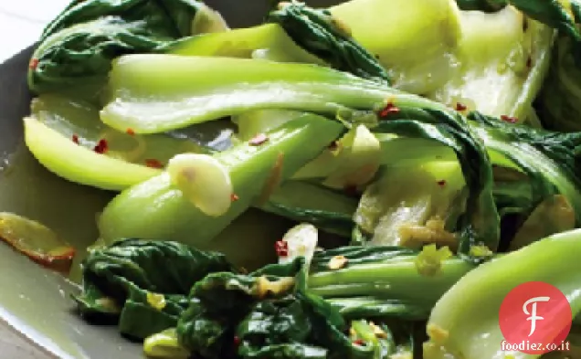 Baby Bok Choy con Cile e aglio