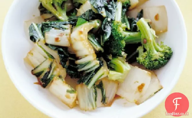 Bok Choy con broccoli
