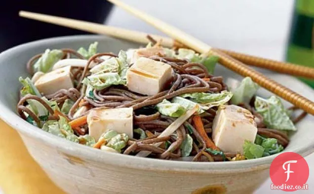 Soba Insalata di noodle con verdure e Tofu