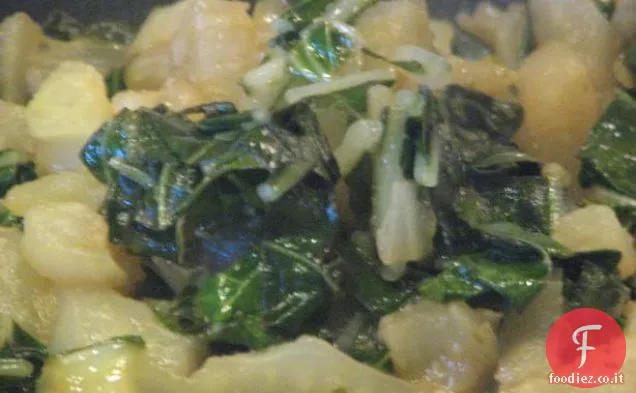 Bambino Bok Choy nel Wok