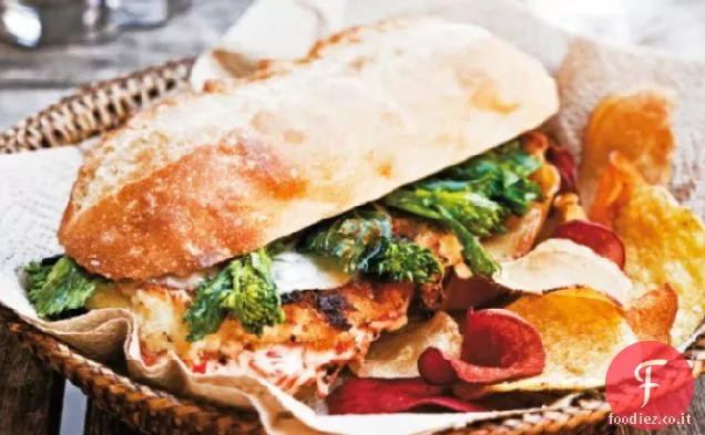 Cuocere il libro: panino cotoletta di pollo stile Philly