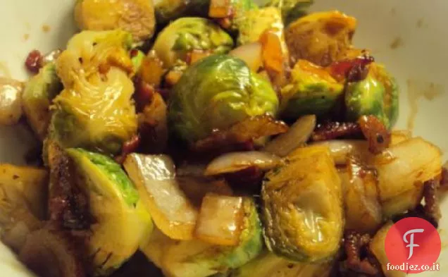 Cavoletti di Bruxelles con Pancetta e Aceto Balsamico