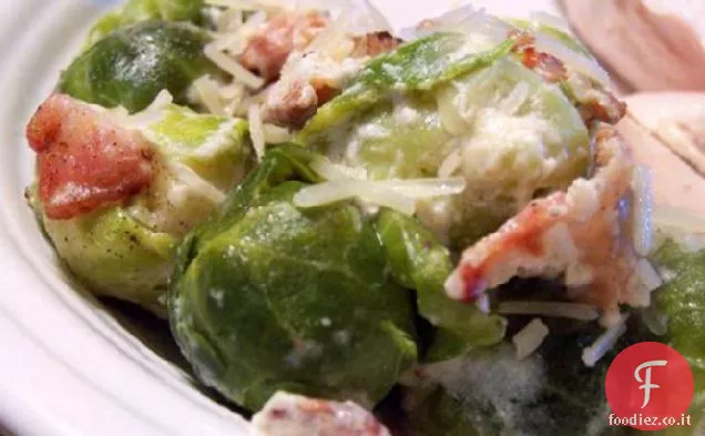Li mangeranno... Pancetta Parmigiano Cavoletti di Bruxelles