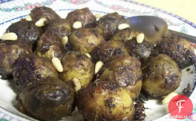 Cavoletti di Bruxelles arrostiti con pinoli