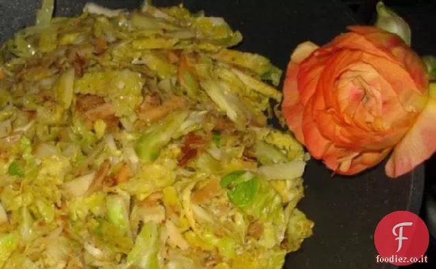 Cavoletti di Bruxelles con Mandorle e scorza di Limone