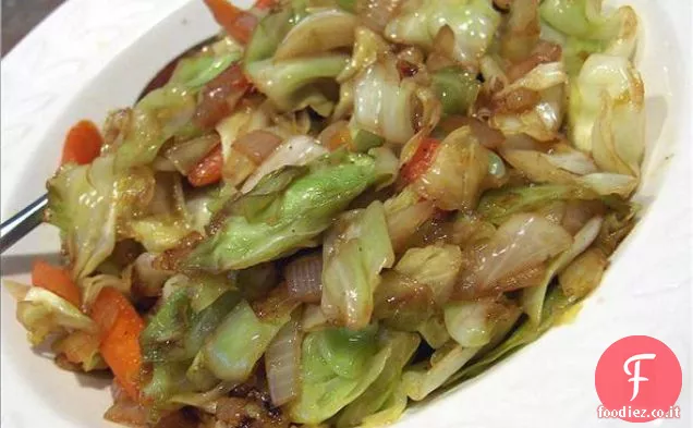 Cavolo e carote in agrodolce