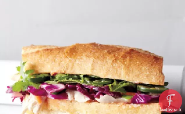 Panino di pollo asiatico