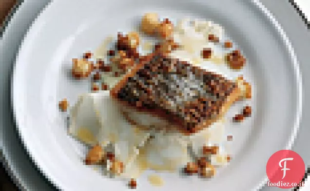 Spigola scottata con Duo Cavolfiore