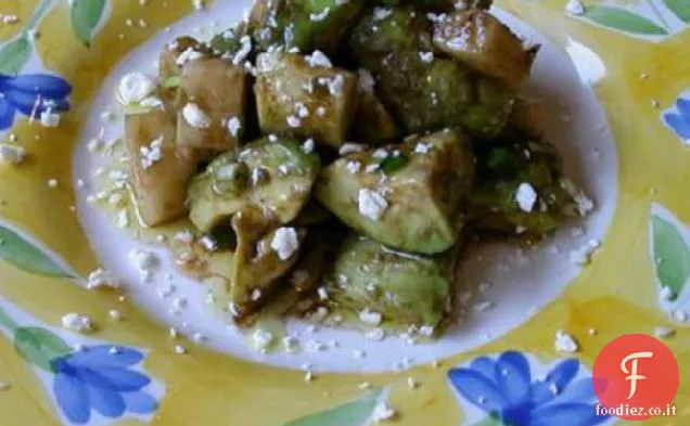 Insalata di avocado e cavolo rapa