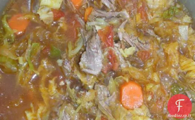 Zuppa di cavolo agrodolce