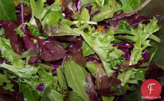 Insalata mista verde e mandarino