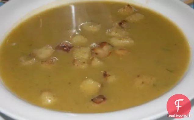 Zuppa di verdure cremosa della Croazia settentrionale
