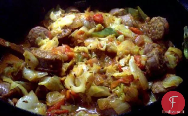 Birra Bratwurst e cavolo