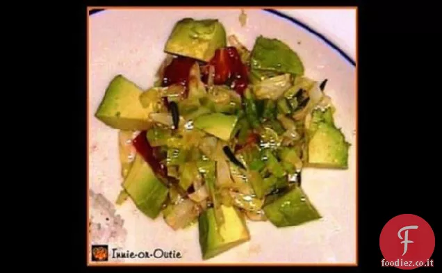 Insalata di avocado saltata