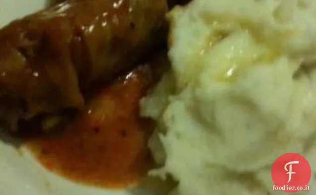 Involtini di cavolo ripieno polacco (Golabki / Golumki / Golumpki)