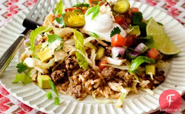 Riso messicano non fritto