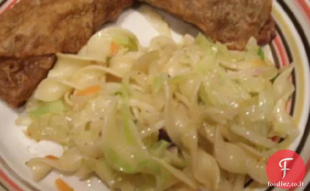 Haluski (cavolo e tagliatelle in padella)