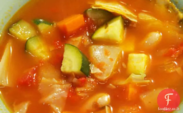 Zuppa di verdure rustiche