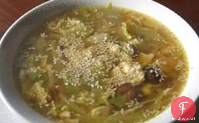 Zuppa di Tofu calda e acida (Suan La Dofu Tang)