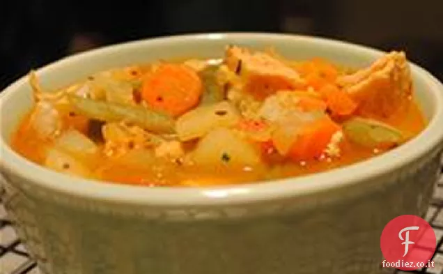 Zuppa di verdure di pollo a basso contenuto di grassi