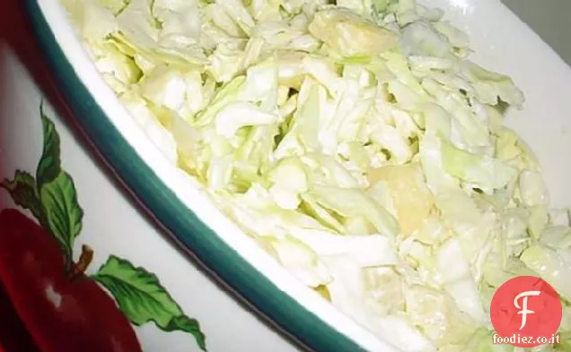 Insalata di cavolo all'ananas di Lorri