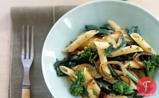 Penne con Yau Choy