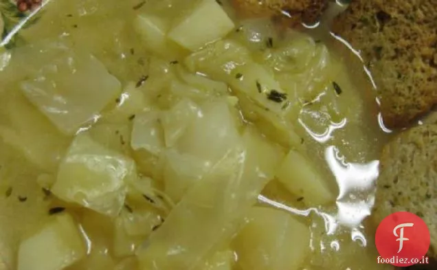 Zuppa di cavolo di patate