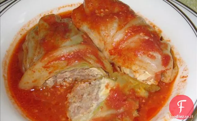 Involtini di cavolo facili