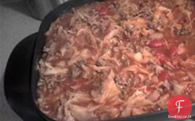 Involtini di cavolo falsi