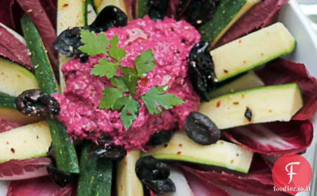 Crema di Zucchine, Cicoria Rossa e Barbabietole