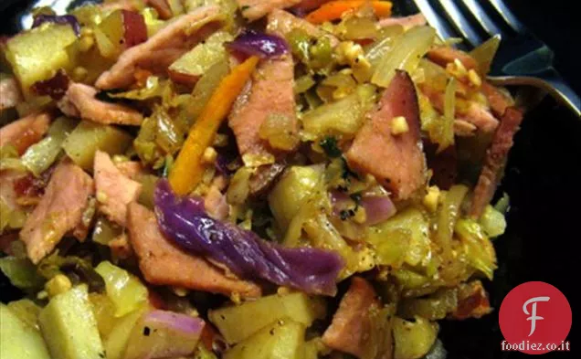 Insalata di cavolo senza zucchero super semplice