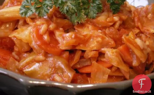 Involtini di cavolo srotolati vegani
