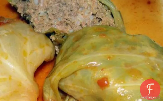 Crock Pot Involtini di cavolo svedese (Il migliore!!!!!!)