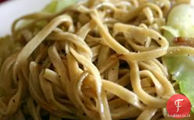 Cavolo fritto e tagliatelle all'uovo