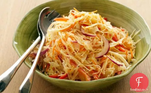 Insalata di cavolo con Vinaigrette di cumino e lime